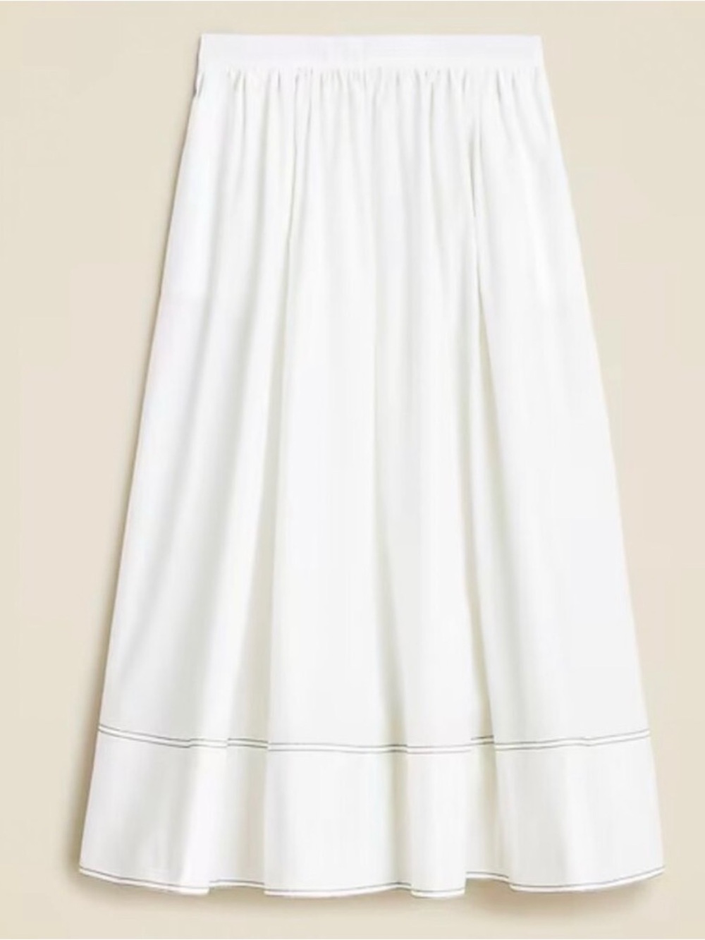 J. Crew poplin midi skirt - Picture 2 of 8
